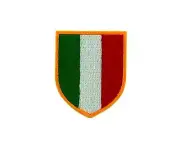 Flag patch embroidered iron / sew badge backpack italia italy flag