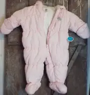 Child of Mine - Pink Snow Suit - Made by Carter's - Size 0 - 3 months - Pre owne