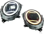 Car Lights Compatible For MINI F55 F56 LED Headlight 2014-2022 F54 F57 Head Lamp Drl Projector Lens Automotive(For Original Halogen)