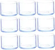 STOBAZA 10pcs PVC Chair Leg Caps Thickened Chair Leg Protectors Anti-Scratch Wear-Resistant Furniture Leg Pads Floor Protectors for Dining Tables Stools Sofas