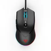 Laser Gaming Wired RGB M801 8000 DPI Mouse (Black)