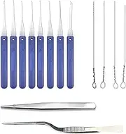 14 Pieces Professional Key Extractor Tools Remove Removal Tool Kits for Broken Keys and Locks with Portable Case