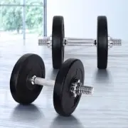 Dumbbells Set Home Gym Fitness Exercise Equipment Adjustable Weight Plates 15KG