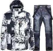 [Dsimilarl] Waterproof Ski Jacket Warm Winter Snow Coat& Pants Ski Suit for Men and Women Winter Outdoor Sports Warm Mountain Windbreaker