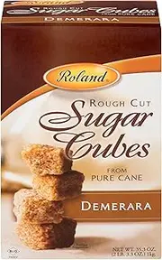 Roland Rough Cut Demerara Sugar, 35.2-Ounce Package