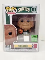 Funko Pop! Sonics NBA Mascots Squatch #01 ECCC Shared Exclusive + Pop Protector