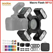 Godox MF12 K2 K4 Macro Flash Mini Speedlight 2.4G Wireless For Nikon Canon Sony