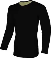 Bikers Gear Motorcycle Shirt Kevlar - Protective Motorcycle Shirt Armoured Shirt Heavy GSM Dupont™ Kevlar® Aramid with Protective Ce Motorbike Armour