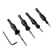 5 Packs Counter Sink Bit Woodworking Carpentry Reamer Woodworking Countersink