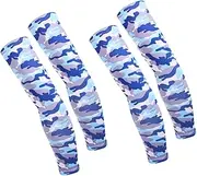 Toddmomy Elastic Elbow Sleeve for Cycling Polyester Arm Covers Sunblock Fit for Outdoor Activities