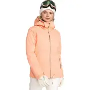 Brand New Womens 2025 Roxy Meade Jacket Peach Pink Size Medium