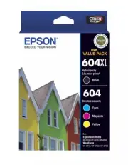 Genuine Epson 604xl + 604 Value Pack for EPSON XP 2200 3200 4200 WF2910 2950