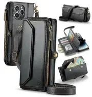 Crossbody Wallet Case Compatible with iPhone 14 Pro Max RFID Blocking 10-Card
