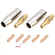 Reliable Performance 15AK For MIG Welding Accessories 9pcs Contact Tips