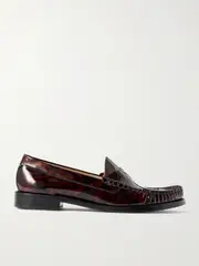 [Stuart Weitzman] Stuart Weitzman - Lottie Tortoiseshell Patent-leather Loafers - US7 US 7 Tortoiseshell