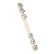 Hand Bells Rattle Shaker Tambourine Rhythm Device for Preschool Education