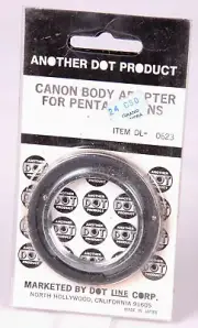 DOT-Canon Body Adapter For Pentax S Lens M42-Item DL-0623-Photography-NOS