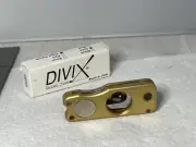 DIVIX GOLF switchblade DIVOT TOOL in SATIN GOLD-MADE IN THE USA!