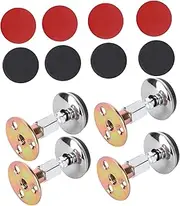 SOPOTUTU 4Pcs Adjustable Bedside Fixator Sloshing Wall Stabilizer for Beds Sofas and Furniture Noise Reducing Design Easy Installation Compatible with Various