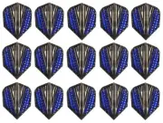 5 Sets Harrows Dimplex Standard Dart Flights - Ships w/ Tracking - CD Blue