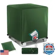 Green IBC Tote Cover for 1000l Siwilai 275 Gallon Tote Cover Sunshade Water P