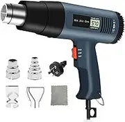 2000W Electric Heat Gun LCD Digital Temperature Hot Air Heating Tool Set Heating Heat Variable Temp Control