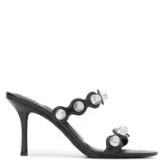 [Alexander Wang] Riot 85mm Lambskin Leather Sandal
