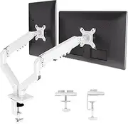 Claiks Monitor Arm Double,White