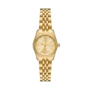 Michael Kors Lexington Three Hand Gold Tone Stainless Steel Watch MK4741