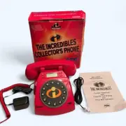 Disney Pixar The Incredible’s SBC Red Collectors Corded Telephone
