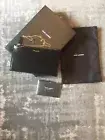 Yves Saint Laurent New Black Leather Clutch