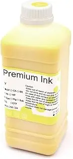 1000ML Eco-Solvent Ink - Compatible with TX800 XP600, Compatible with Roland VS-640 VS-540 LEF-20 LEC-300, Compatible with Mimaki(Yellow)