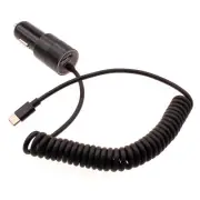 For Samsung Galaxy S24 FE - Power Adapter USB-C 36W Fast Car Charger Coiled