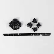 1set Left Right ABXY Select Start Home Button Kit Replacement For PSP1000 PSP 1000 Game Console Repair Parts black