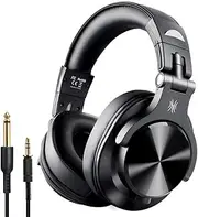 Wireless/Wired Musical Instrument Monitor Headphones Wired Headset with 3.5mm & 6.5mm Audio Cables for Electrical Piano Electronic Keyboard Drum Machine Electric Guitar DJ Recording Wireless Monitor