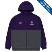 Fremantle Dockers Mens Zip Tech Fleece Hoodie