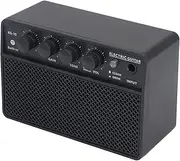 10W Electric Guitar Amp, BT Connectivity, Clean Distortion Channels, Compact Portable, 4 Hour Playtime for Desktop