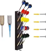 YYST Hand Held Dart Holder/Stand/Caddy - Lightweight -Hold 15 Steel or Soft Tip Darts in Hand