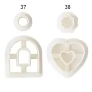 Pottery Polymer Clay Jewelry Pendant Die Cutting Mold Hobby Tools Art Supplies