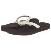 Reef Women's Sandals, Reef Star Cushion Sassy, Brown/White, 6