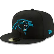 New Era 59Fifty Fitted Cap - NFL Carolina Panthers Black 7 1/2 - (59,6cm)