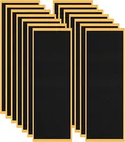 jojofuny 15Pcs Fingerboard Foam Grip Tapes Quality Non Slip Foam Grip Tape Adhesive Black Fingerboard Foam Tapes for Kids, 110mm x 38mm