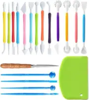 Langqun Air Dry Clay Sculpting Tools, Modeling Shaping Embossing for Kids...