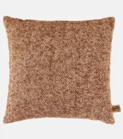 [The House of Lyria] The House of Lyria Vitim jute, mohair, and wool-blend cushion One Size brown