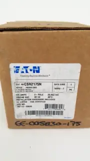 CSR2175N Eaton 120/240 V 175A Circuit Breaker NEW