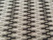Schumacher Modern Chevron Zig Zag Upholstery Fabric Rivington Java 10 yds 65656