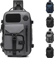 [Generic] Cosmos Explorer Sling Bag,Anti Theft Tactical,Dustproof, Scratchproof Waterproof Crossbody Bag for Travel Hiking Commute