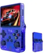 NNEDSZ Blue Retro Portable Gaming Console with 64GB, 1 Memory Card - 3D Games, H