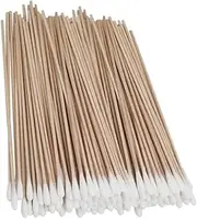 OSOLADY Pet Cleaning 6 Packs of Cotton Swabs Wooden Sticks 600pcs Total for Ear and Nose Cleaning