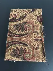 Paisley Upholstery Fabric Junk Journal~ 38 Pages, 1 Signature, Plus Ephemera